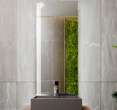 Зеркало Стронг с диммируемой подсветкой и бесконтактным включателем