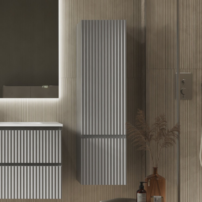 Пенал Костон 120 подвесной Светло-серый