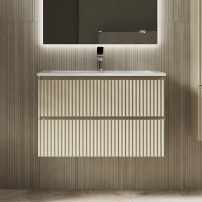 Тумба Костон 80 подвесная Светло-коричневая