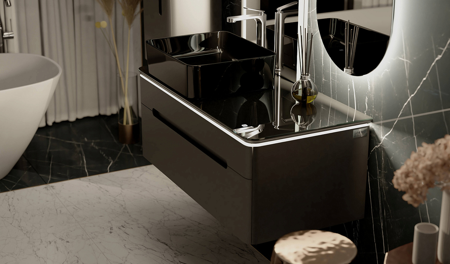 Комплект Сияние 100, антрацит