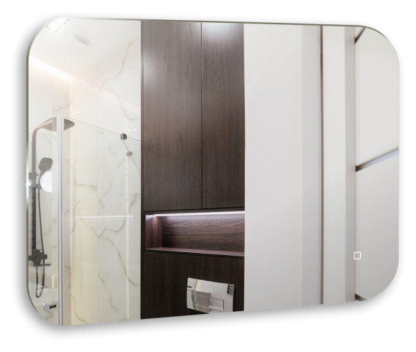 Зеркало Глициния Л/Wisteria Lite 60х80 Сенсор Гор/верт
