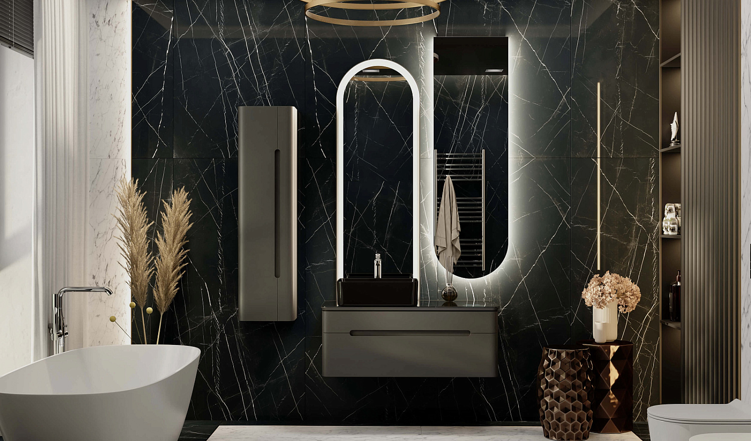 Комплект Сияние e 100 с Медиа Модулем, антрацит