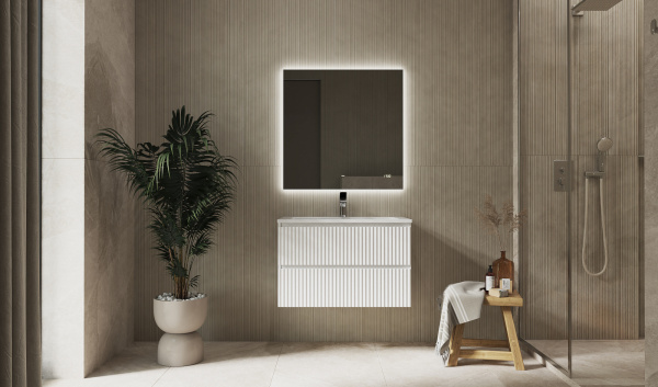 Тумба Костон 80 подвесная Белая