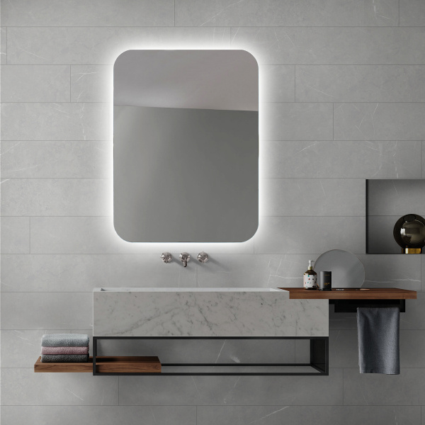 Зеркало Глициния Л/Wisteria Lite 60х80 Сенсор Гор/верт
