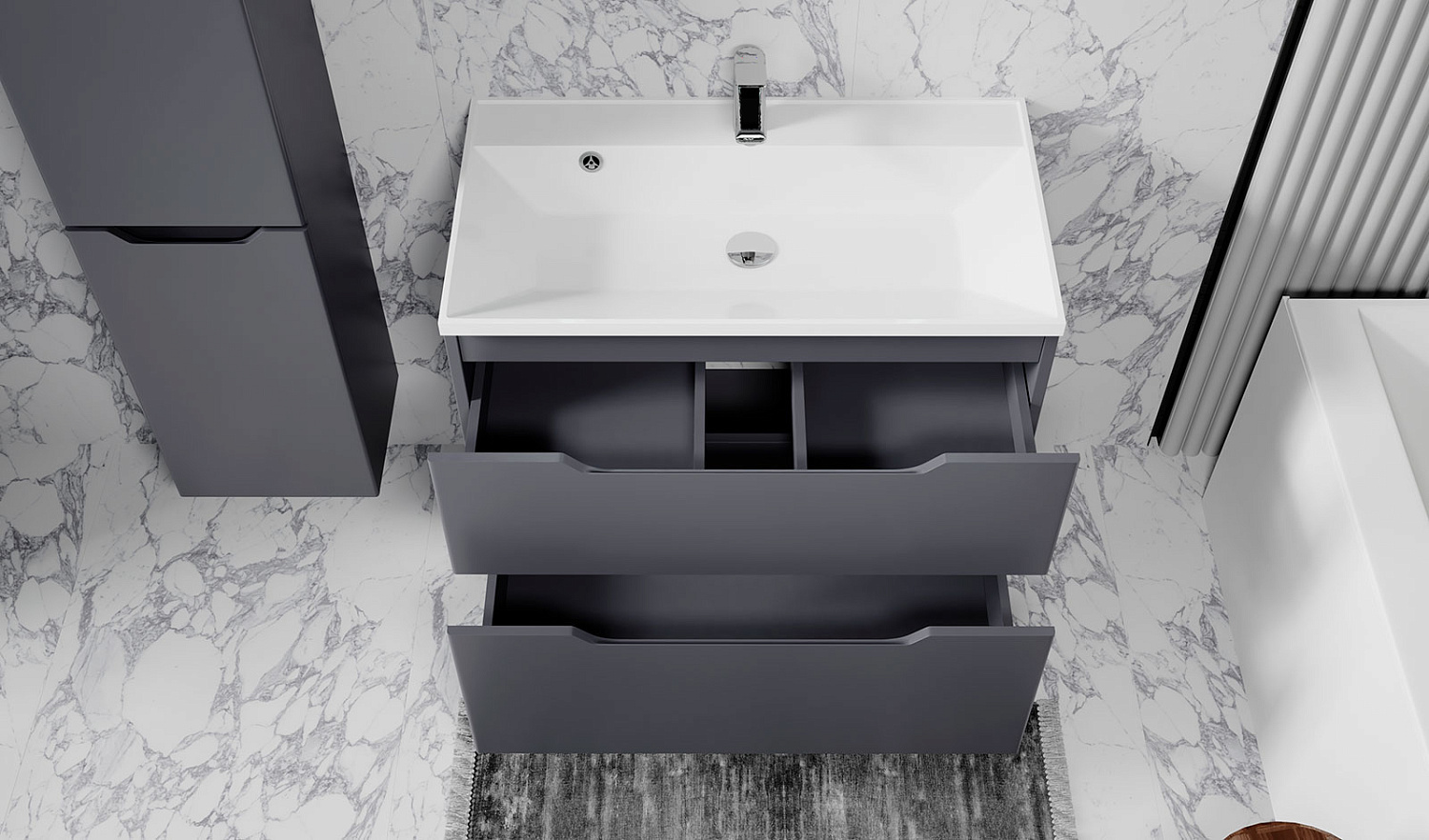 Комплект Вектор 80 антрацит