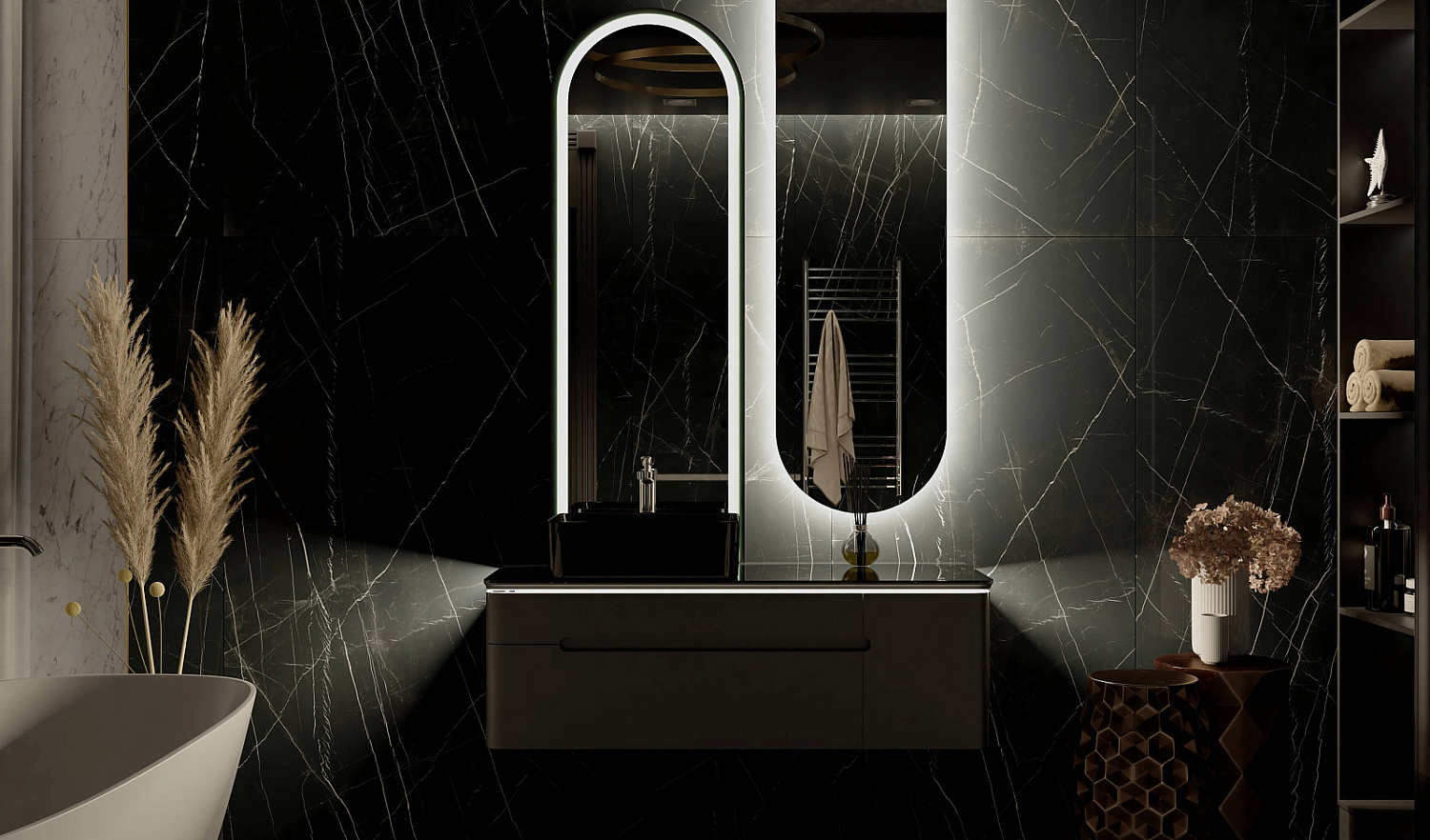 Комплект Сияние 120, антрацит