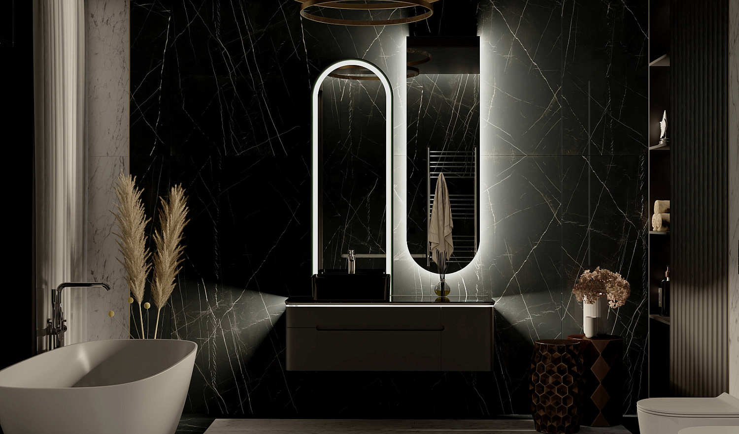 Комплект Сияние 120 с Музыкальным Модулем, антрацит