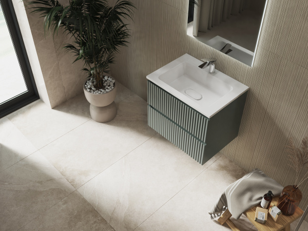 Тумба Костон 60 подвесная Зелёная