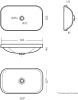 Раковина врезная Infinity Inside 60 Белый S1