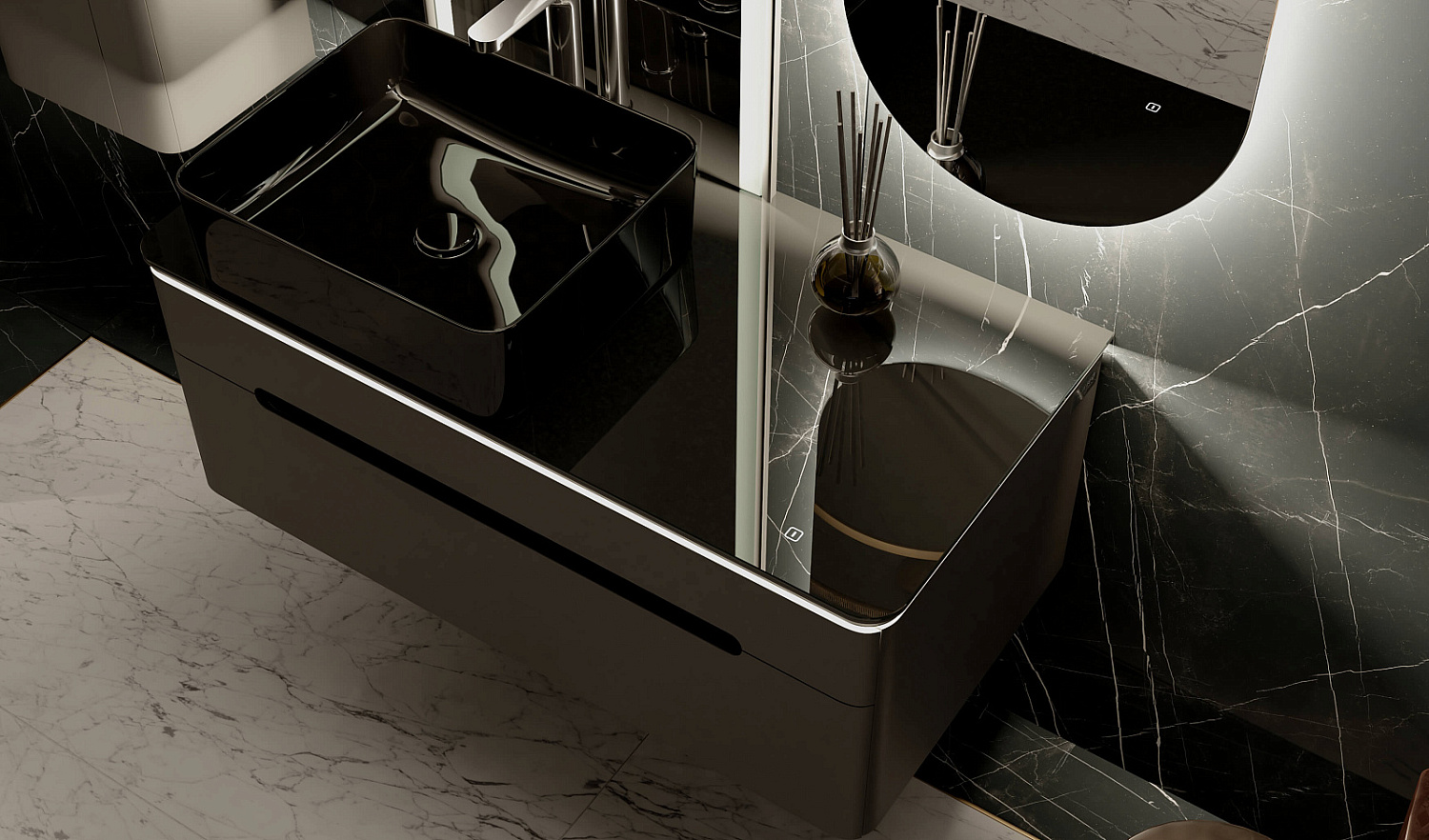 Комплект Сияние 100, антрацит