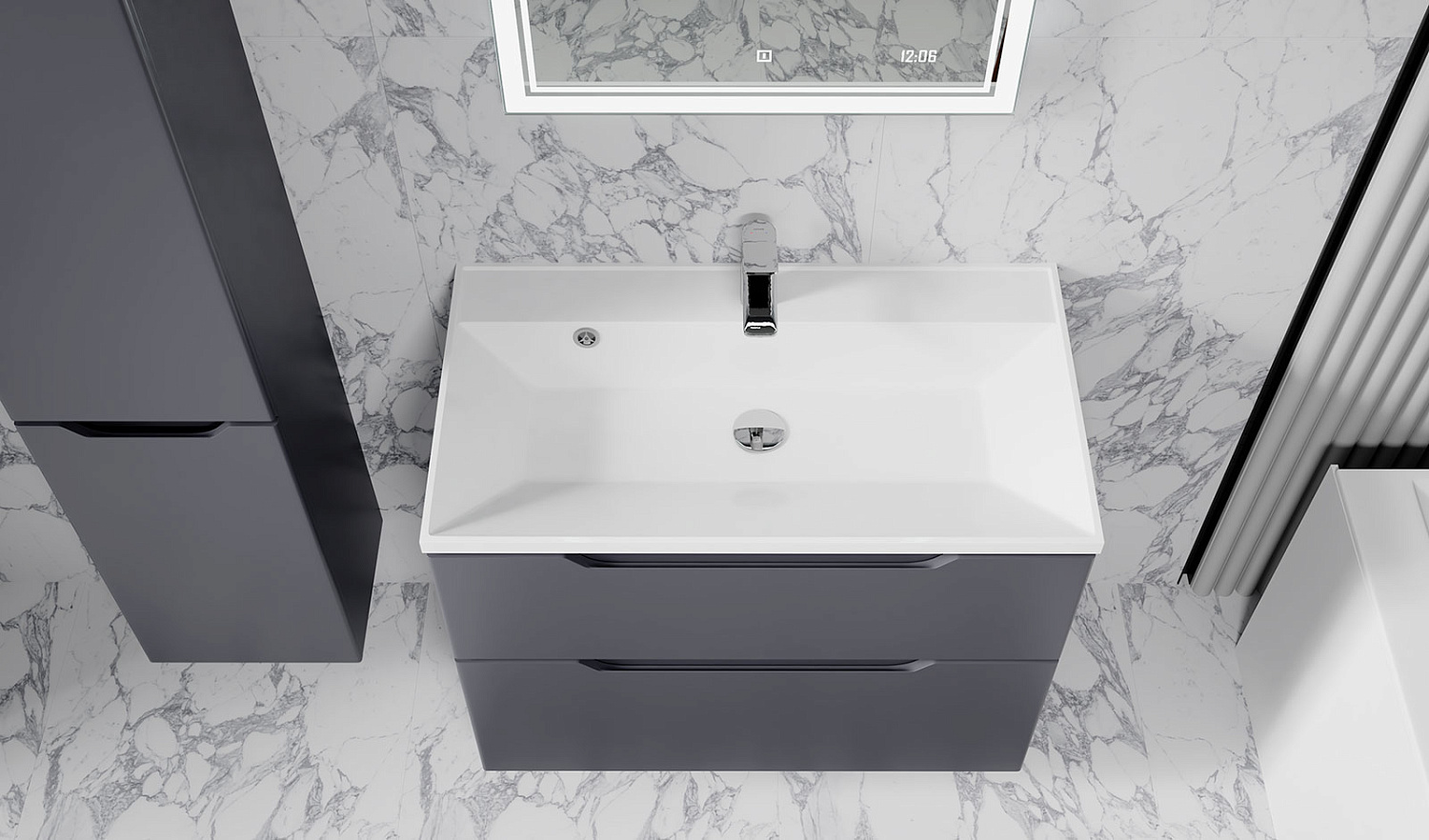 Комплект Вектор 80 антрацит