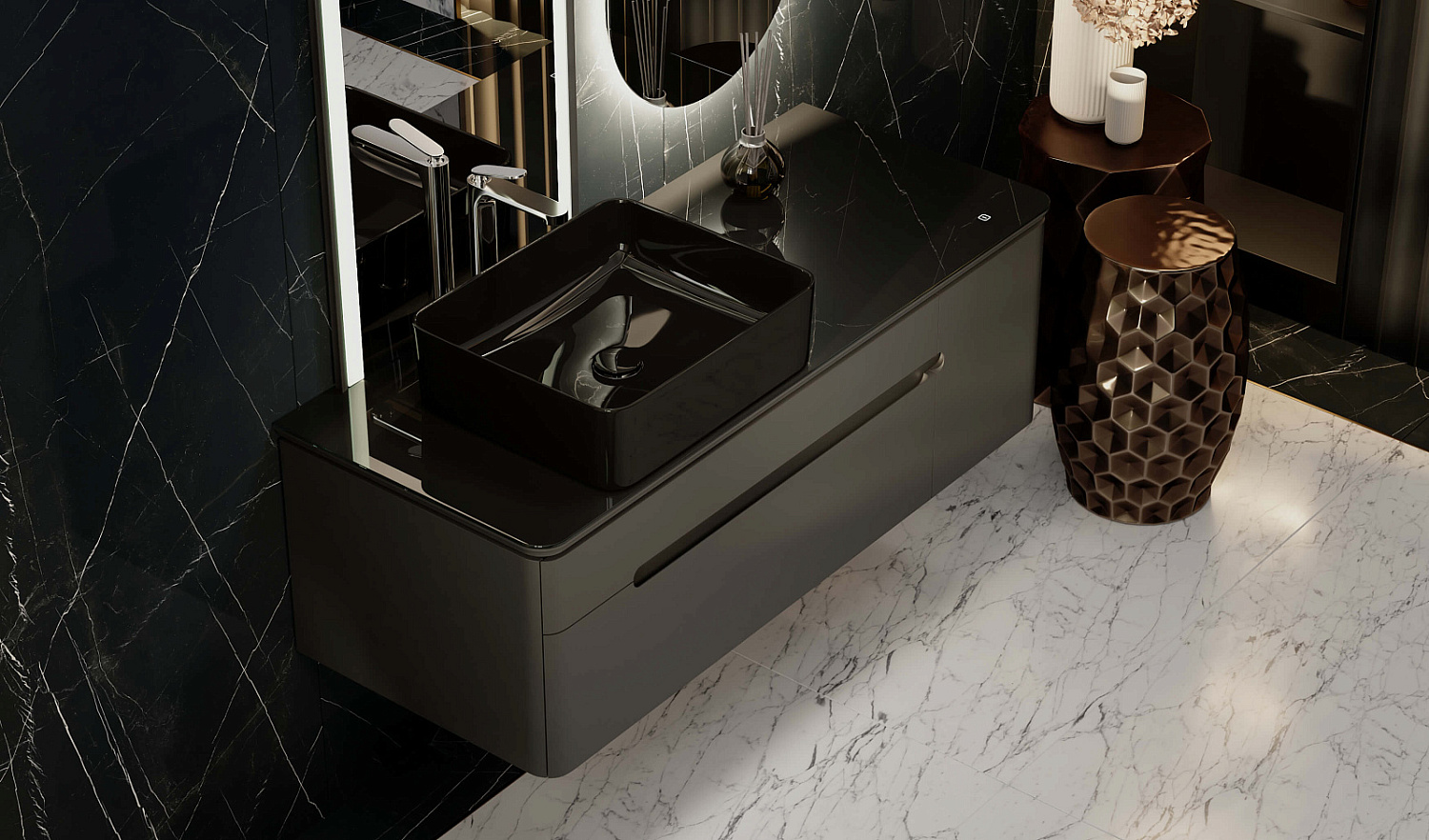 Комплект Сияние 120, антрацит