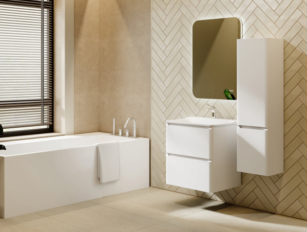 Комплект мебели Вельто 60 с 2 ящ. подвесной Белый