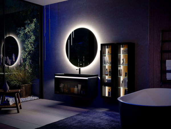 Комплект мебели Нотте 100 подвесной антрацит