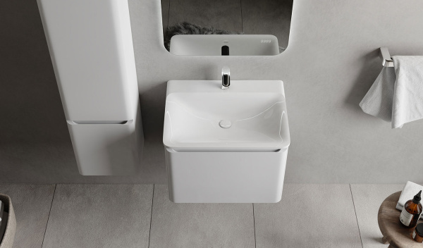 Тумба Вельто 60 подвесная белая