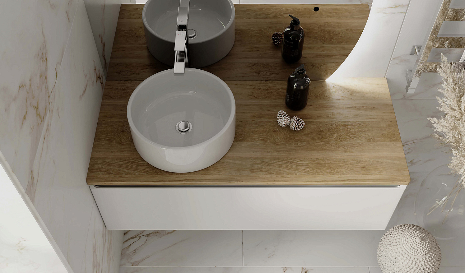 Комплект мебели Солис new 120, подвесной