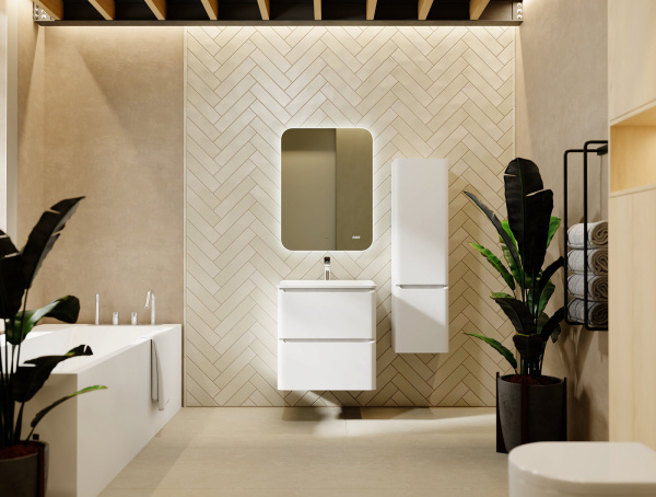 Комплект мебели Вельто 60 с 2 ящ. подвесной Белый