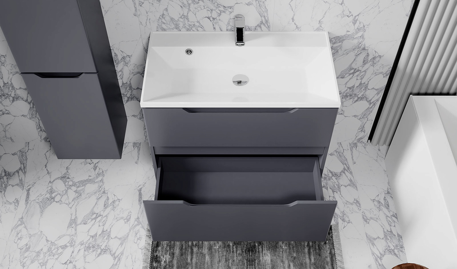 Комплект Вектор 80 антрацит