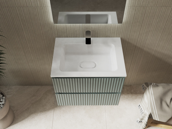 Тумба Костон 60 подвесная Зелёная