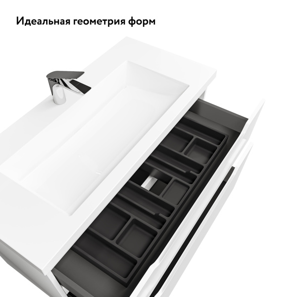 Раковина Luxor 100 с щелевым сливом