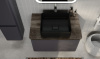 Комплект Морелле 80 (подвесной) антрацит/трюфель
