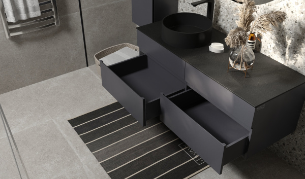 Тумба Decent 120 подвесная Антрацит