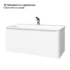 Раковина Вельто/Welto 100 Белая