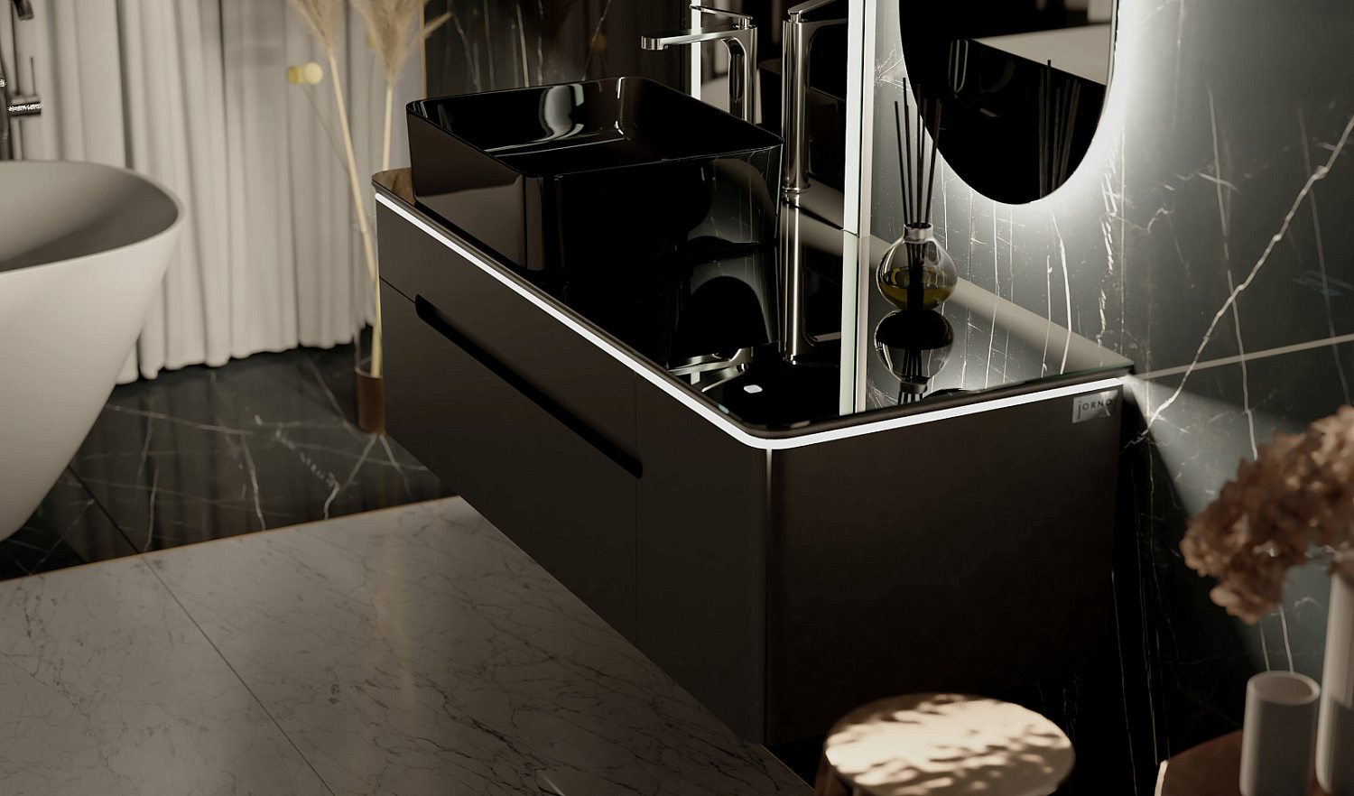 Комплект Сияние 120, антрацит