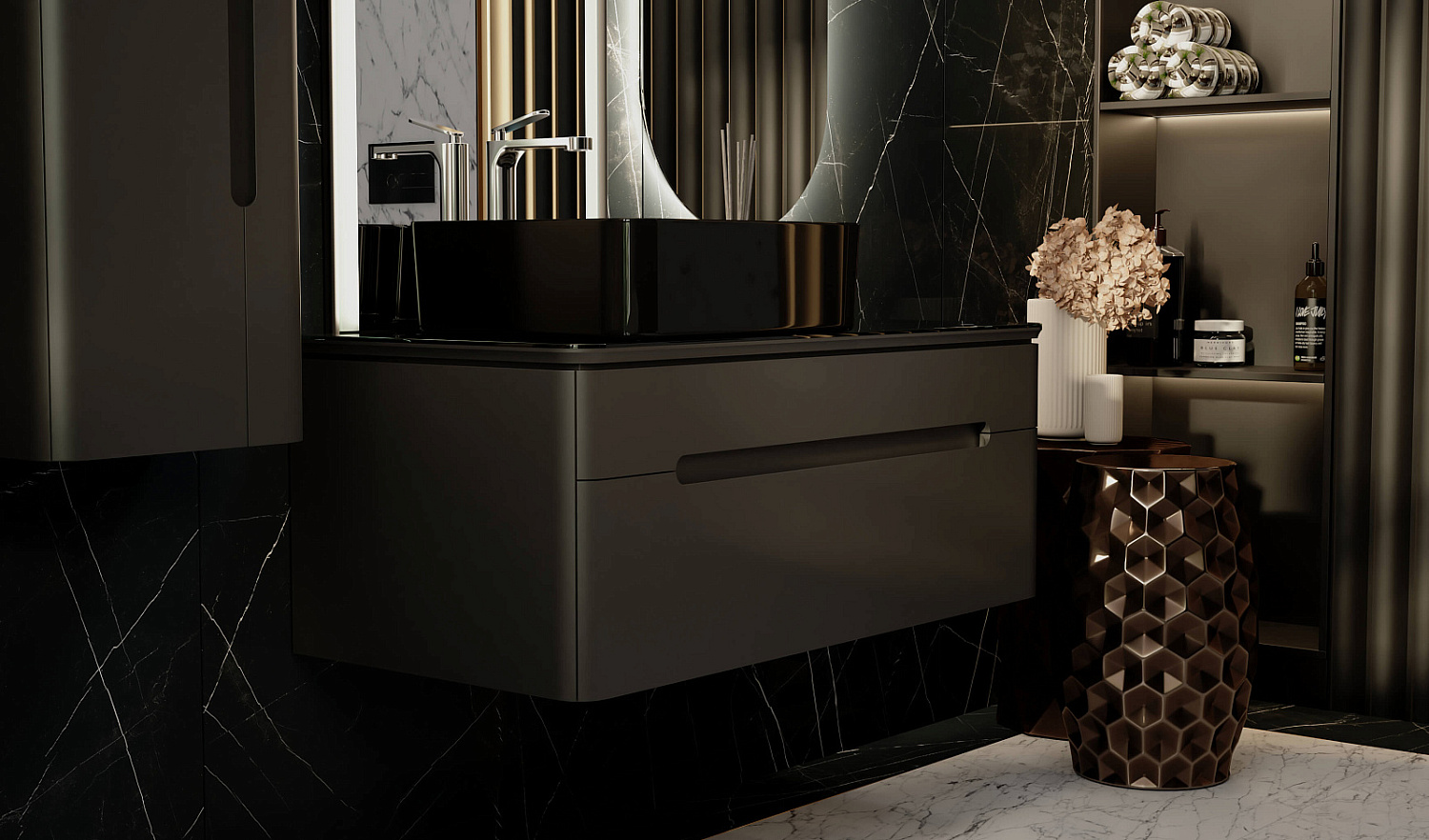 Комплект Сияние 100, антрацит