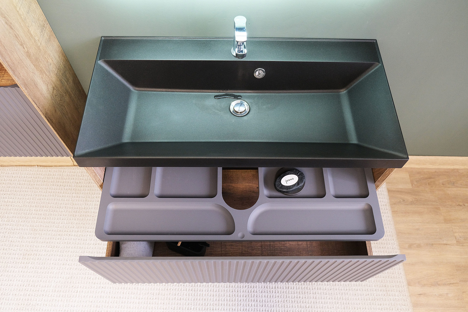 Тумба Тоссони 70 подвесная Дуб Самдал/Антрацит