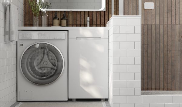 Тумба под стиральную машину Фортео 110, напольная правая