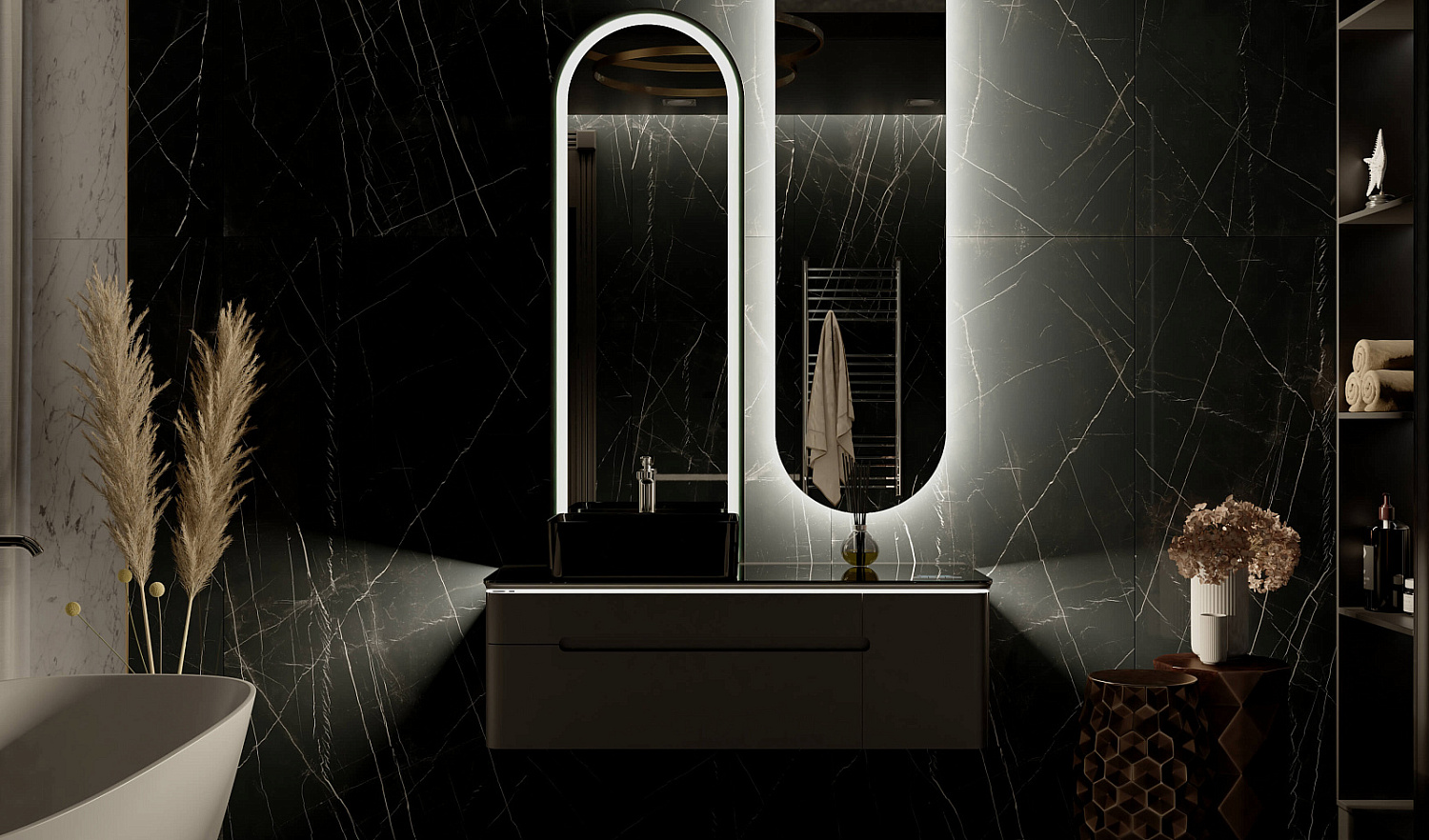 Комплект Сияние 120 с Музыкальным Модулем, антрацит