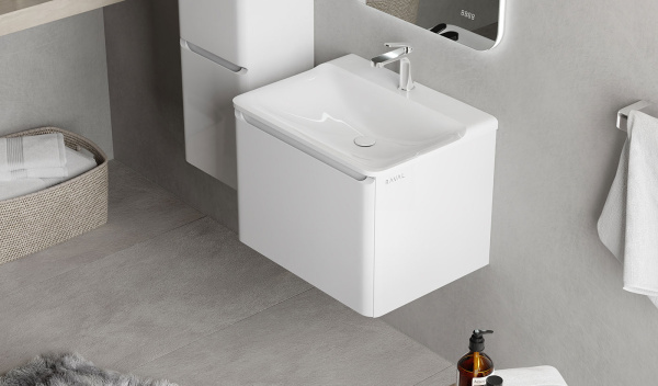 Тумба Вельто 60 подвесная белая