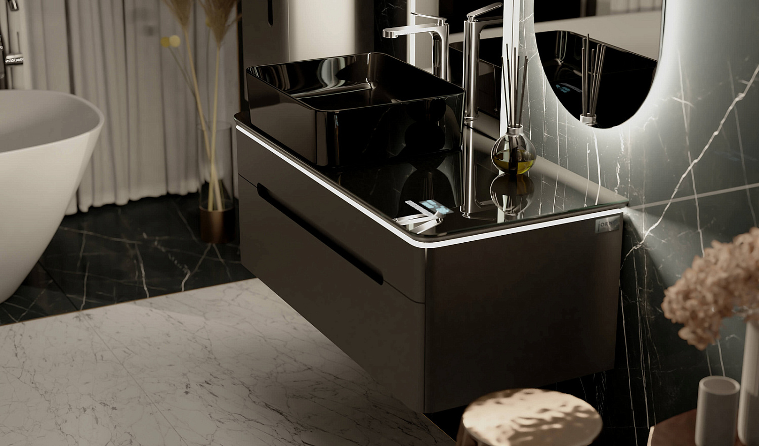 Комплект Сияние e 100 с Медиа Модулем, антрацит