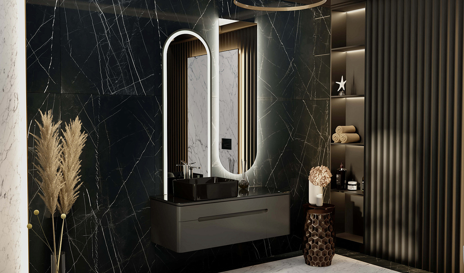 Комплект Сияние 120, антрацит