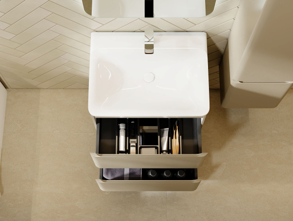 Комплект мебели Вельто 60 с 2 ящ. одвесной светло-коричневый