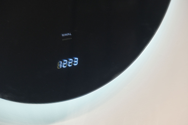 Зеркало Соло 60 с подсветкой и часами