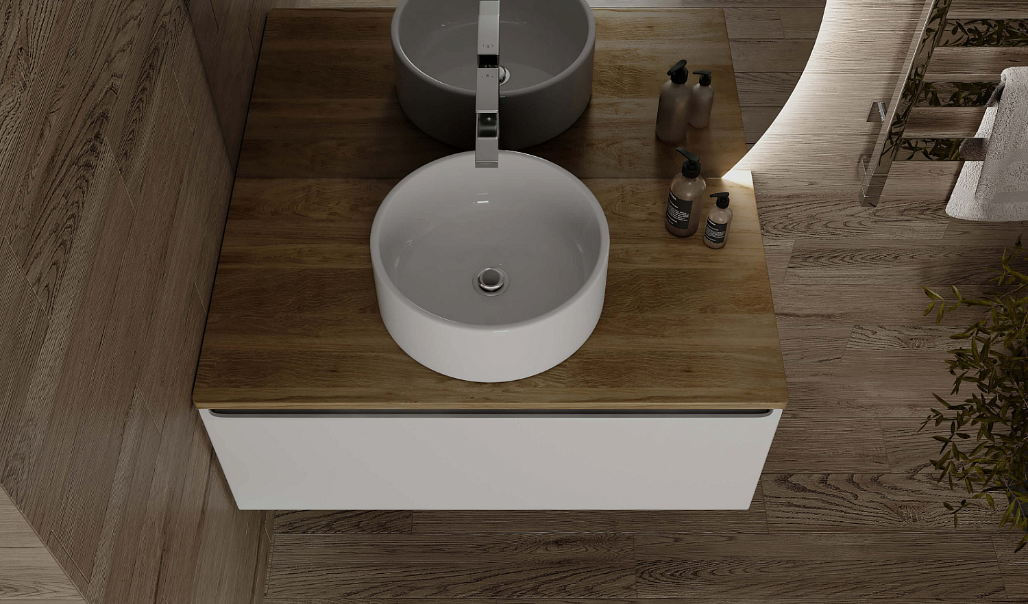 Комплект мебели Солис new 100, подвесной