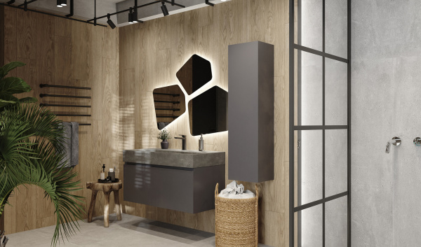 Комплект Фацет 100 подвесной, антрацит