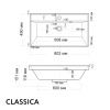 Раковина Classica 80