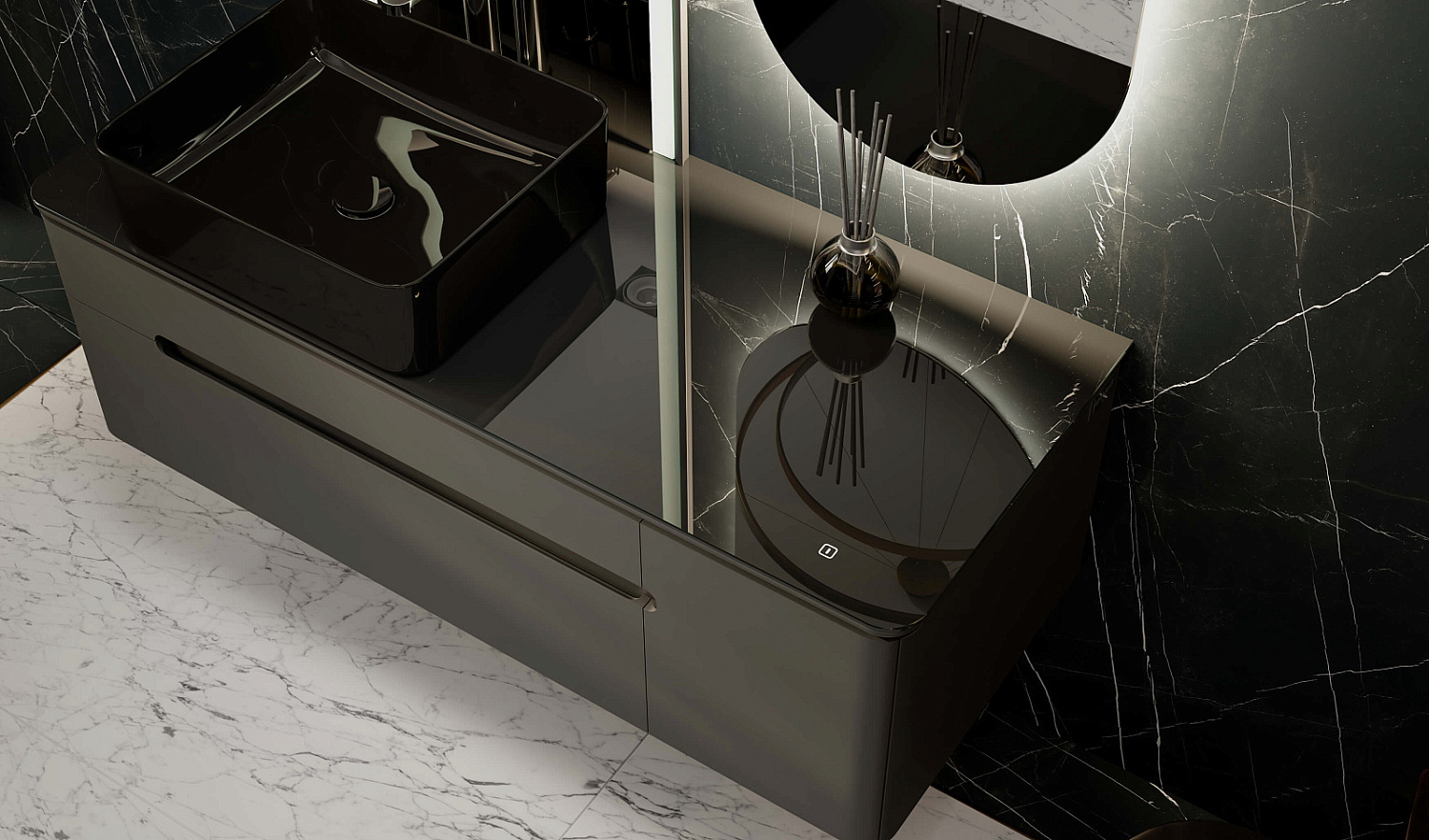 Комплект Сияние 120, антрацит