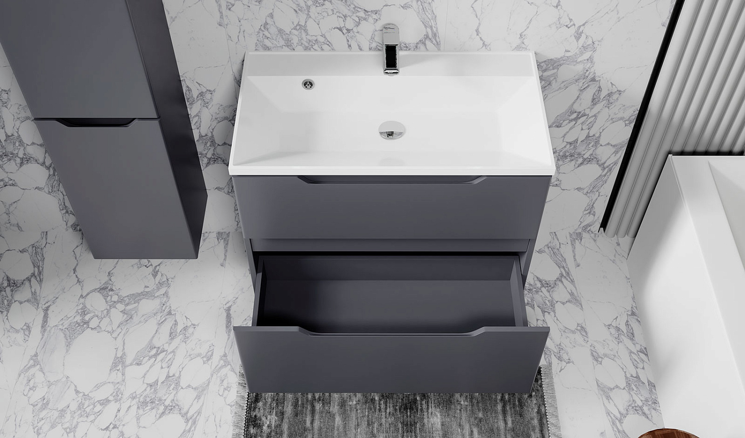 Комплект Вектор 80 антрацит