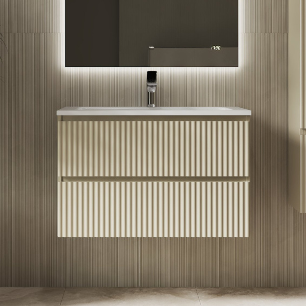 Тумба Костон 80 подвесная Светло-коричневая