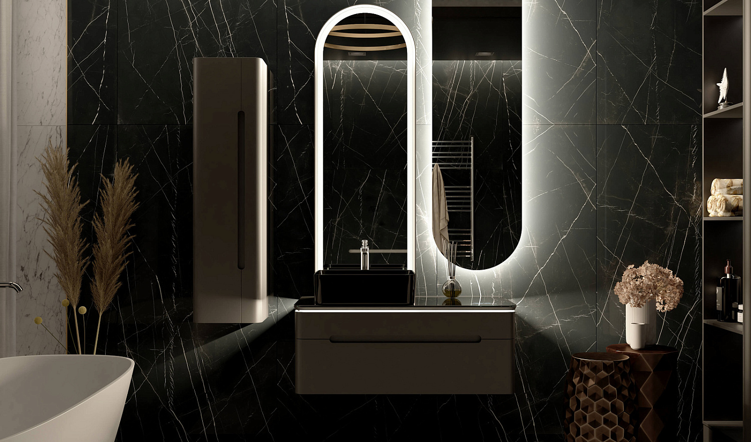 Комплект Сияние e 100 с Медиа Модулем, антрацит