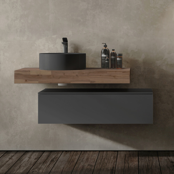 Комплект мебели Модуларе 80 подвесной Антрацит