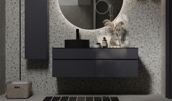 Тумба Decent 120 подвесная Антрацит