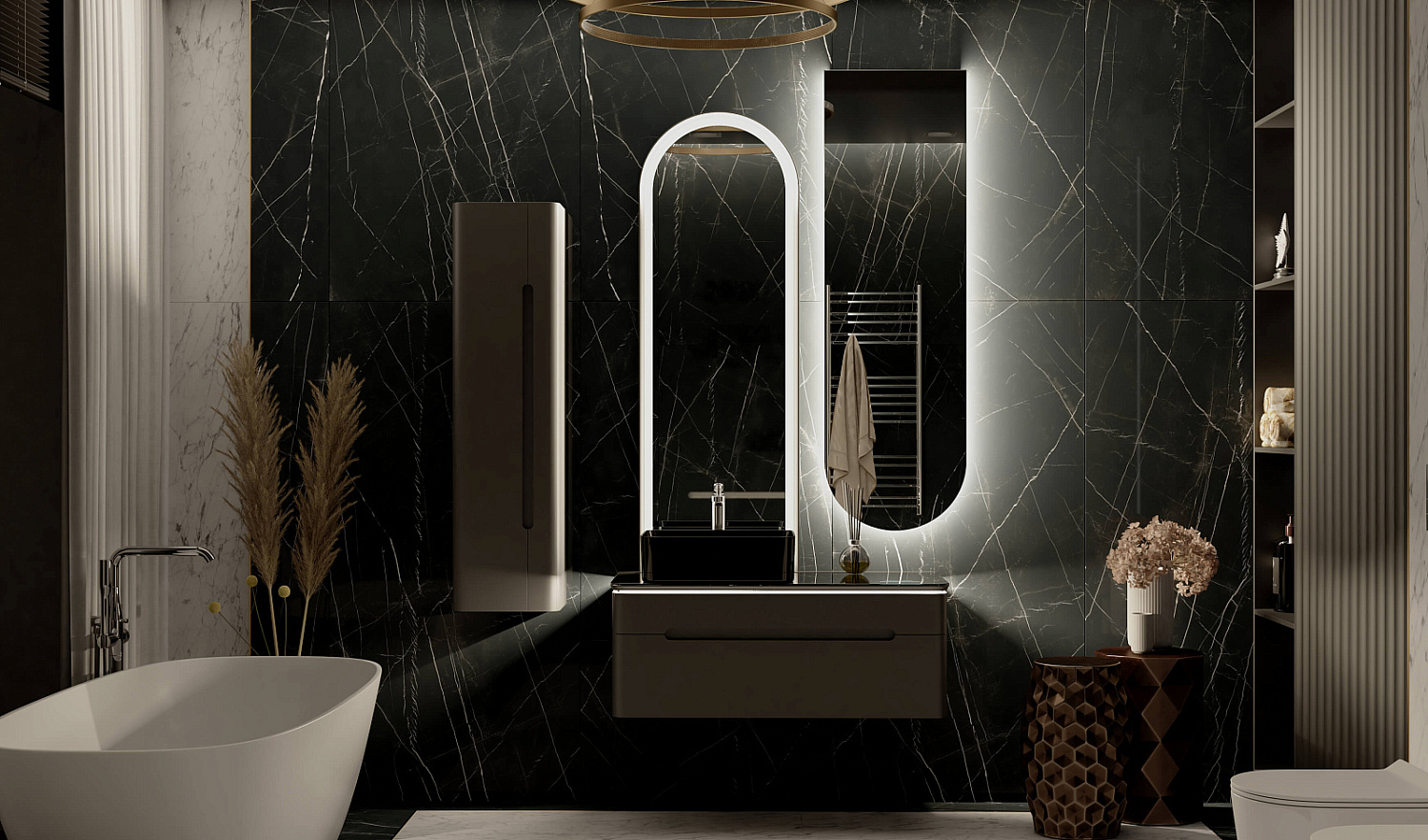 Комплект Сияние e 100 с Медиа Модулем, антрацит