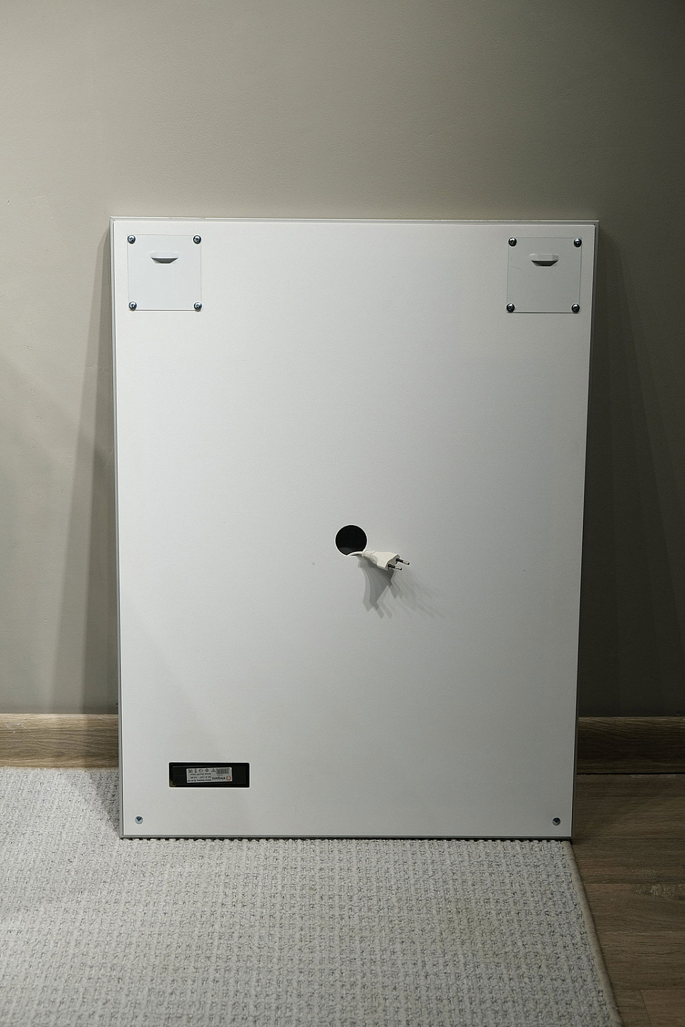 Зеркало Квадри 60 с подсветкой и часами